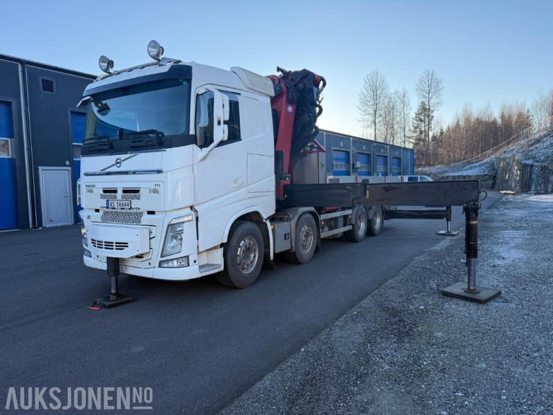 2018 Volvo FH540 KRANBIL HMF8520 KRAN M/JIBB EURO 6 SERVICEHISTORIKK 551HK. - Crane truck: picture 1 2018 Volvo FH540 KRANBIL HMF8520 KRAN M/JIBB EURO 6 SERVICEHISTORIKK 551HK. - Crane truck: picture 1