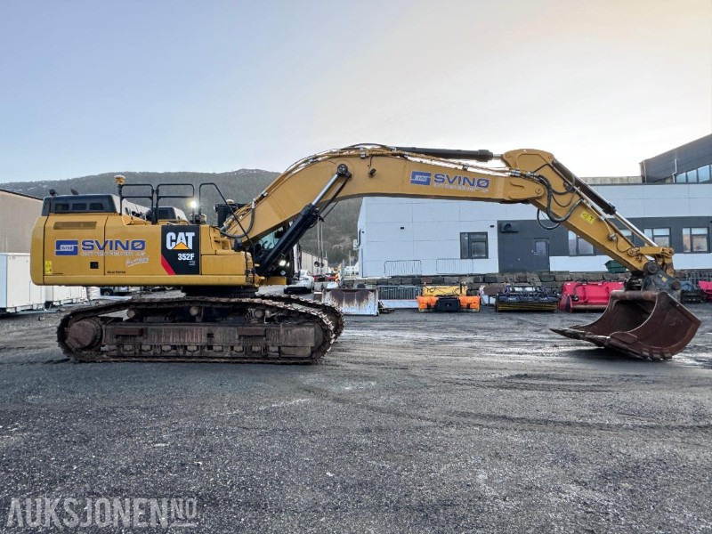 Excavator 2019 Cat 352FXE - Grade Control - Sentralsmøring - Bunkringspumpe - Serviceavtale: picture 7