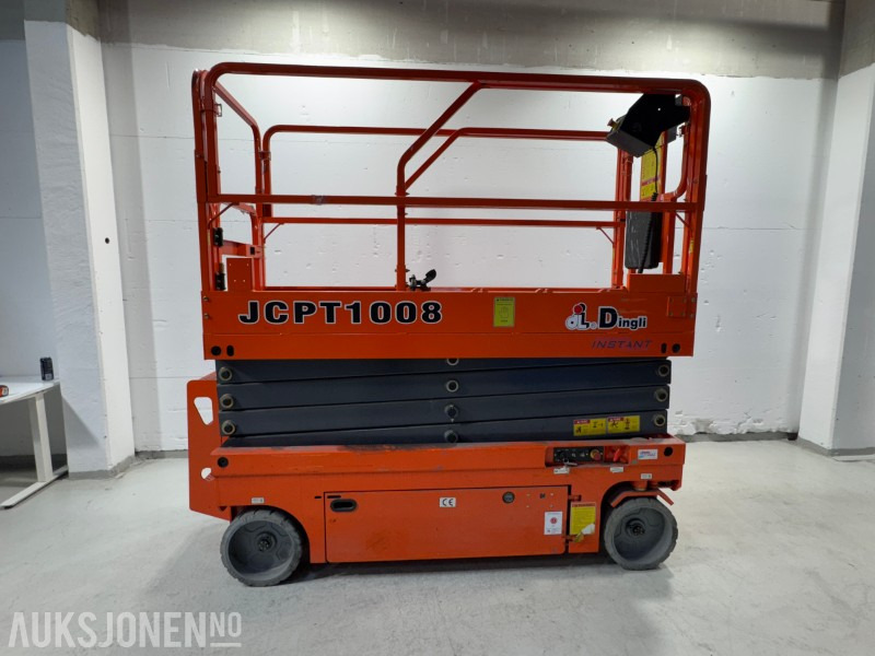 2019 Dingli JCPT1008HD – Elektrisk sakselift med 10 meter arbeidshøyde - KUN 78 TIMER - Aerial platform: picture 1 2019 Dingli JCPT1008HD – Elektrisk sakselift med 10 meter arbeidshøyde - KUN 78 TIMER - Aerial platform: picture 1