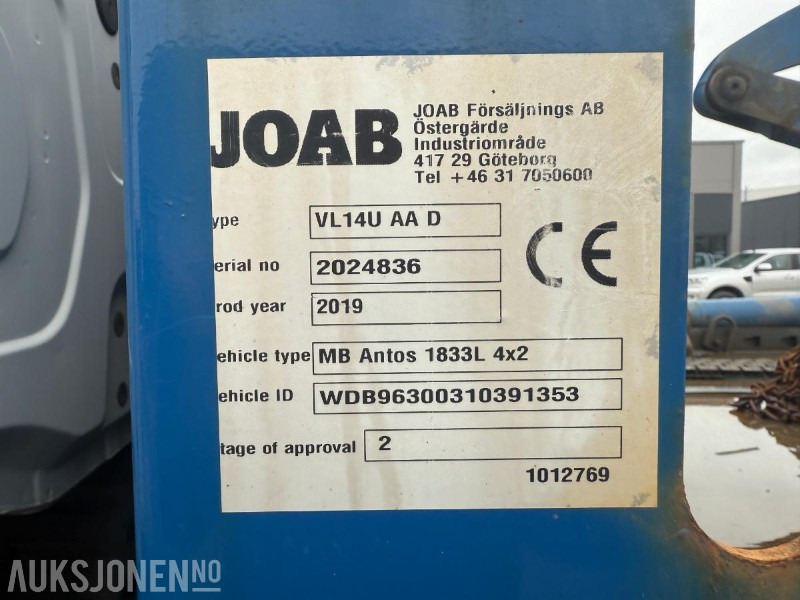 Skip loader truck 2019 Mercedes-Benz ANTOS LIFTDUMPER SERVICEAVTALE: picture 11