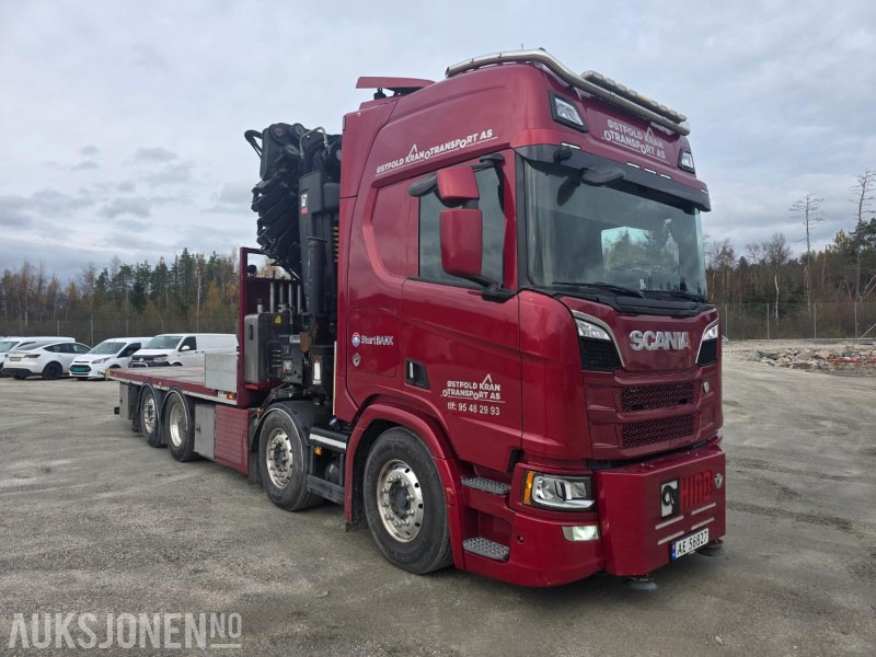 2019 Scania R580 8X2 Euro 6 kranbil Topp utstyrt servicehistorikk HIAB-kran 858, 80 Tm Nylig EU - Crane truck: picture 4 2019 Scania R580 8X2 Euro 6 kranbil Topp utstyrt servicehistorikk HIAB-kran 858, 80 Tm Nylig EU - Crane truck: picture 4