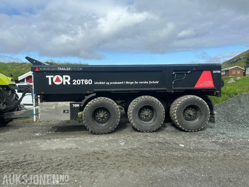 TOR Dumperhenger - DH 20T60 - 20 tonn nyttelast - 60 km/t - BPW tridem system - Luftbremser - Agricultural machinery: picture 5 TOR Dumperhenger - DH 20T60 - 20 tonn nyttelast - 60 km/t - BPW tridem system - Luftbremser - Agricultural machinery: picture 5