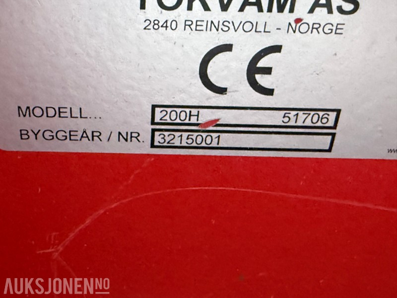 Tokvam 200H Fres - BM Feste - Agricultural machinery: picture 3 Tokvam 200H Fres - BM Feste - Agricultural machinery: picture 3