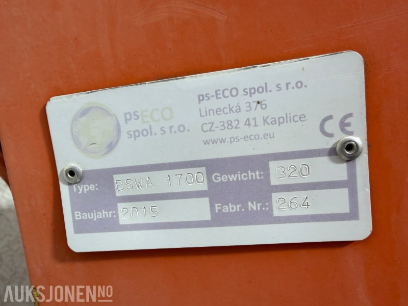 Attachment for Construction machinery 2015 HAMM BSWA 1700 Strøkasse til vals: picture 16