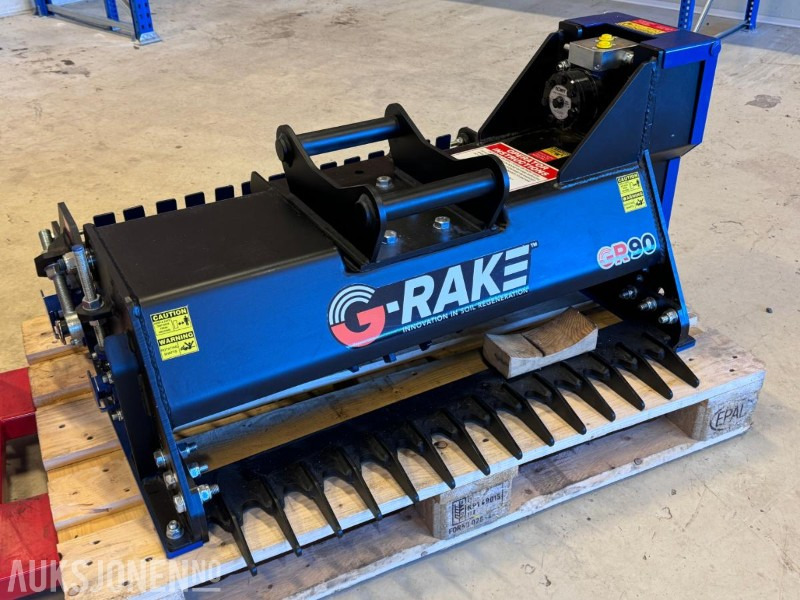 2024 G-Rake - GR90 - Hydraulisk jordfres / rake til gravemaskin - S40 feste - Attachment for Construction machinery: picture 1 2024 G-Rake - GR90 - Hydraulisk jordfres / rake til gravemaskin - S40 feste - Attachment for Construction machinery: picture 1