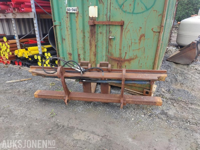 Hydrauliske pallegaffler med forlengere, med bm feste - Attachment for Construction machinery: picture 2 Hydrauliske pallegaffler med forlengere, med bm feste - Attachment for Construction machinery: picture 2