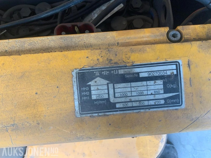 1990 Jungheinrich 112 - Løftehøyde ca 250cm - Material handling equipment: picture 4 1990 Jungheinrich 112 - Løftehøyde ca 250cm - Material handling equipment: picture 4