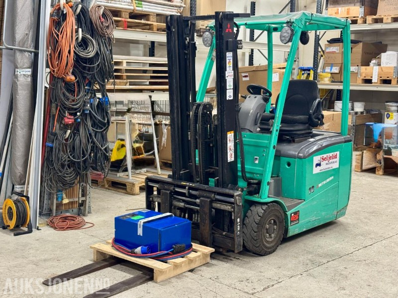 2012 Mitsubishi FB18CPNT – 1,8 tonn elektrisk truck - Timer: 6928 - Material handling equipment: picture 1 2012 Mitsubishi FB18CPNT – 1,8 tonn elektrisk truck - Timer: 6928 - Material handling equipment: picture 1