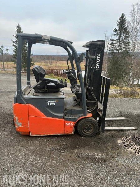 2016 TOYOTA 8FBEK18T ELEKTRISK TRUCK | 1800KG | REP.OBJEKT - Material handling equipment: picture 3 2016 TOYOTA 8FBEK18T ELEKTRISK TRUCK | 1800KG | REP.OBJEKT - Material handling equipment: picture 3