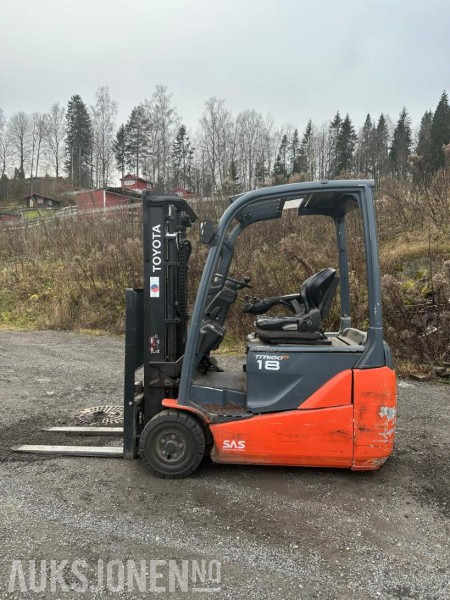 2016 TOYOTA 8FBEK18T ELEKTRISK TRUCK | 1800KG | REP.OBJEKT - Material handling equipment: picture 4 2016 TOYOTA 8FBEK18T ELEKTRISK TRUCK | 1800KG | REP.OBJEKT - Material handling equipment: picture 4