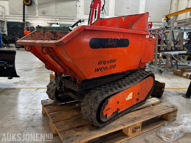 Rudolf elektrisk beltedumper - Astrix ED400R - 400 kg nyttelas - Repobjekt - Dumper: picture 1 Rudolf elektrisk beltedumper - Astrix ED400R - 400 kg nyttelas - Repobjekt - Dumper: picture 1