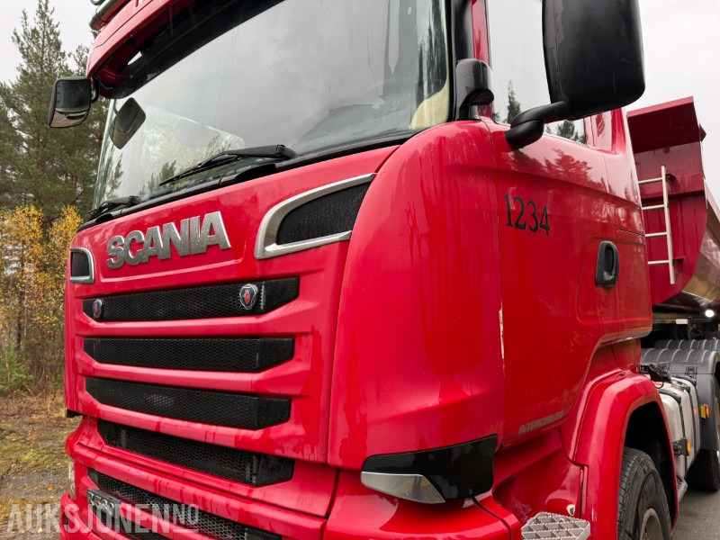 Tractor unit 2018 Scania R580-V8-6x4-EURO6-260.000km-Tippsemi m/ Langendorf tralle: picture 13