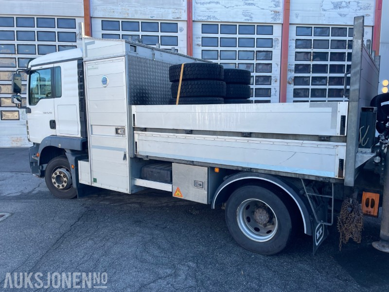 2013 MAN TGM 15.290 E- verkspåbygg med bakmontert kran og vinsj EU godkjent til 28.02.2026 110.980km - Utility/ Special vehicle: picture 4 2013 MAN TGM 15.290 E- verkspåbygg med bakmontert kran og vinsj EU godkjent til 28.02.2026 110.980km - Utility/ Special vehicle: picture 4