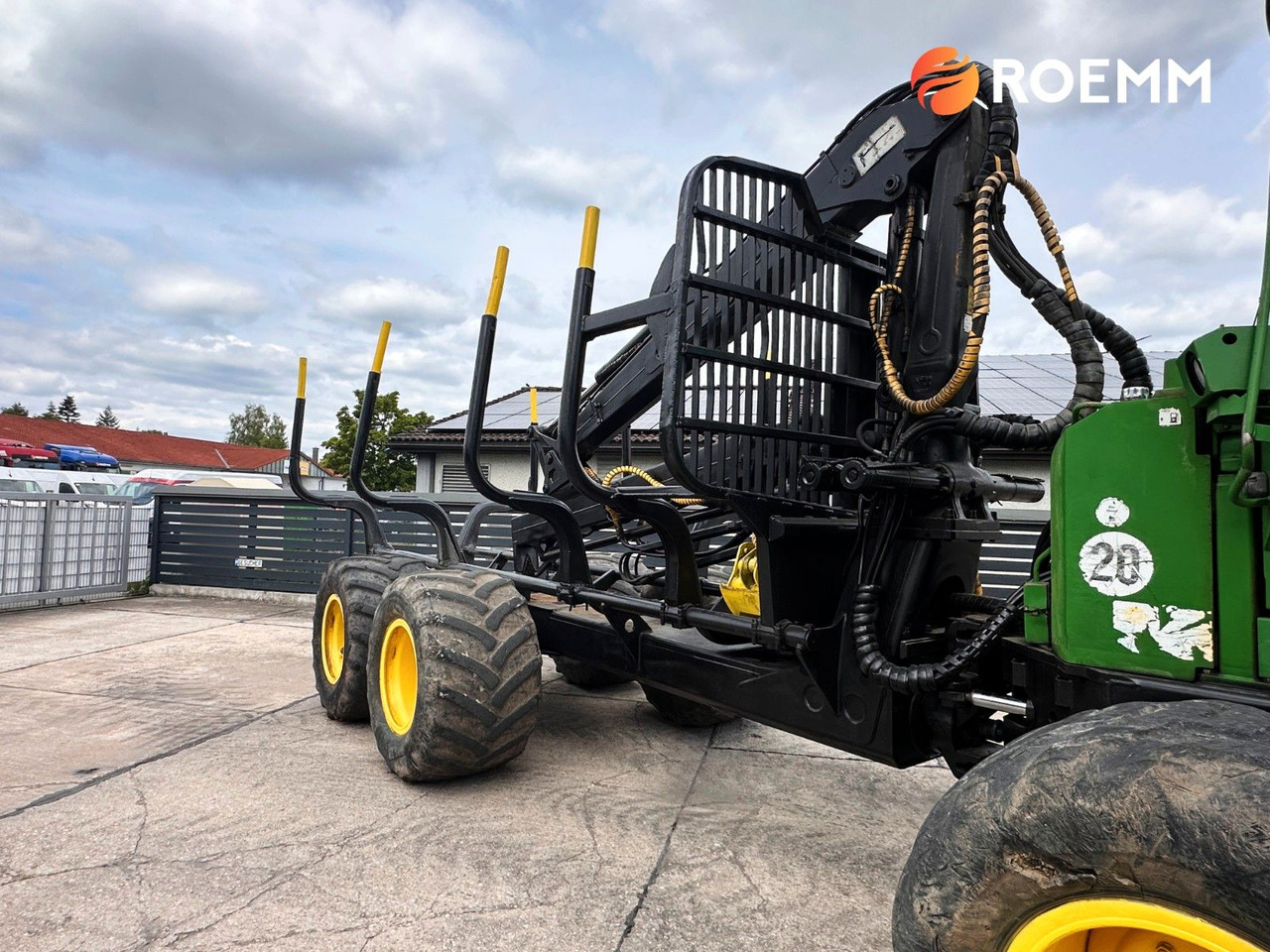 Forwarder John Deere 1110 D*KRAN CF572 10 Meter: picture 9