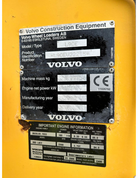 Volvo L90E - Wheel loader: picture 2 Volvo L90E - Wheel loader: picture 2