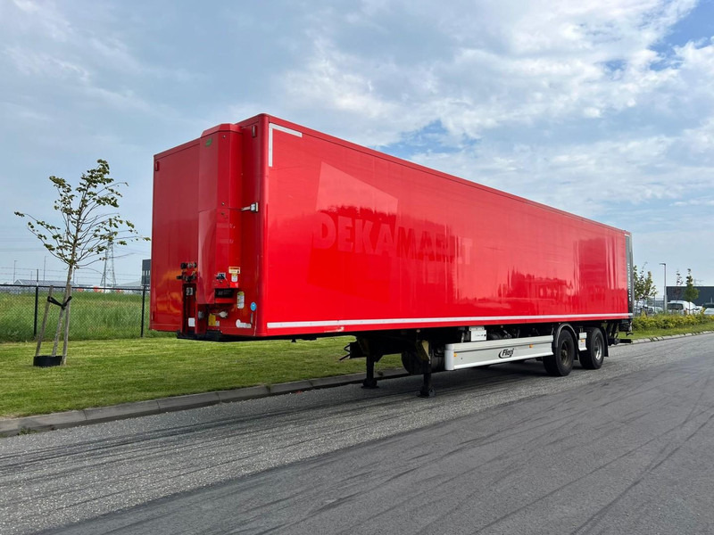 Fliegl SZS 330 Gesloten oplegger  2 Axle / / Ladklep - Closed box semi-trailer: picture 1 Fliegl SZS 330 Gesloten oplegger  2 Axle / / Ladklep - Closed box semi-trailer: picture 1