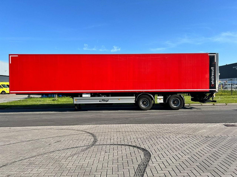 Fliegl SZS 350 Gesloten oplegger  2 Axle / / drum brakes - Closed box semi-trailer: picture 2 Fliegl SZS 350 Gesloten oplegger  2 Axle / / drum brakes - Closed box semi-trailer: picture 2