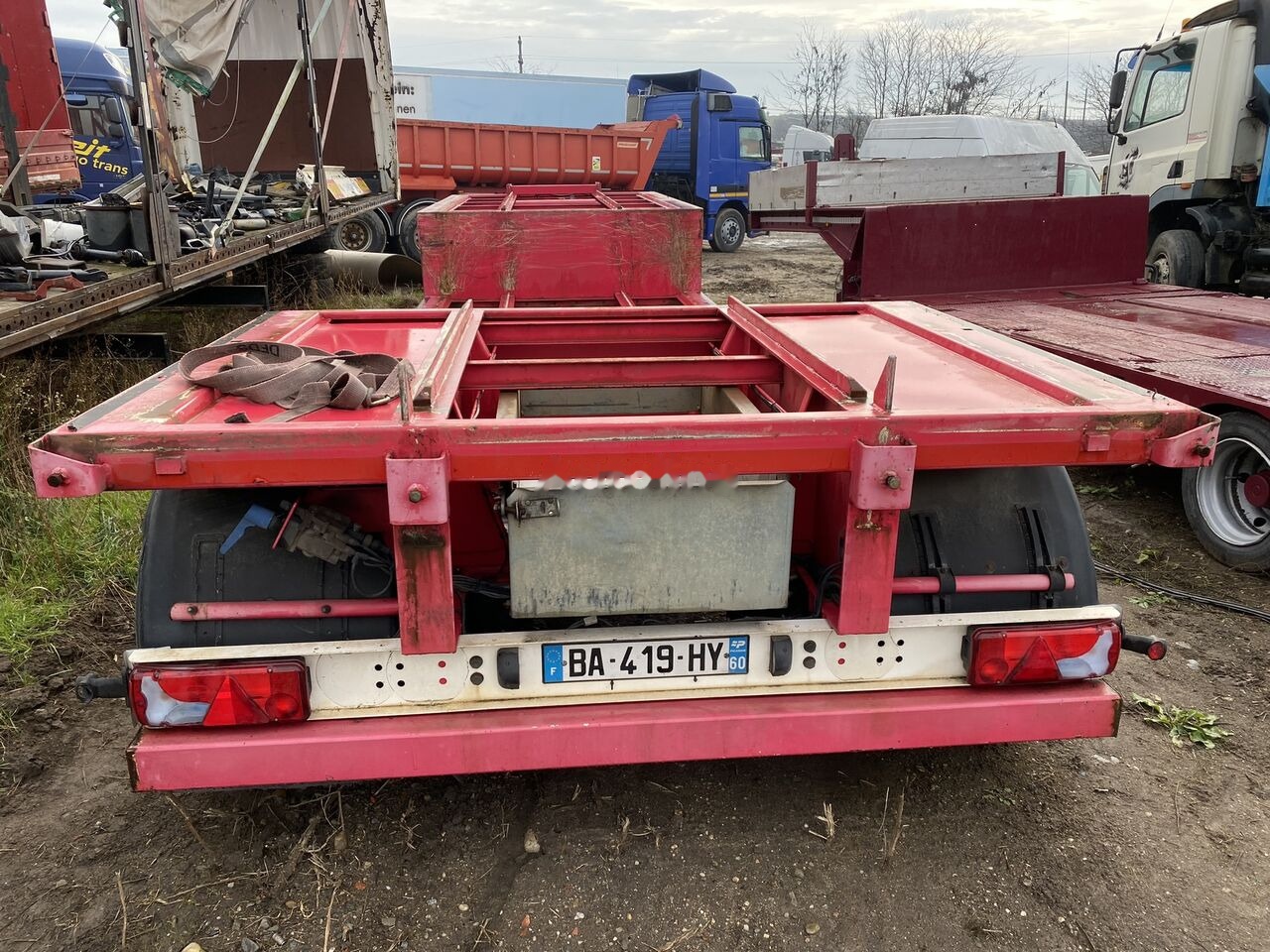 Low loader semi-trailer Fliegl Trailer 1 AXE ASCA ---FRANTA - Transport Special - LOWRIDER: picture 18