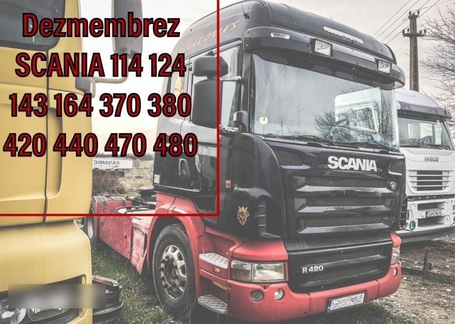 Scania 370 ,420, 440r 470 480 L 112 113 Piese Dezmembrari - Tractor unit: picture 1 Scania 370 ,420, 440r 470 480 L 112 113 Piese Dezmembrari - Tractor unit: picture 1