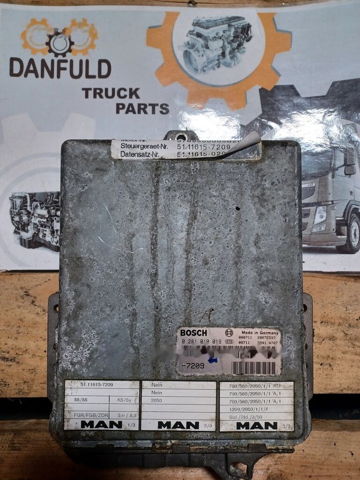 Bosch 0281010019 MAN F2000 truck - ECU for Truck: picture 1 Bosch 0281010019 MAN F2000 truck - ECU for Truck: picture 1