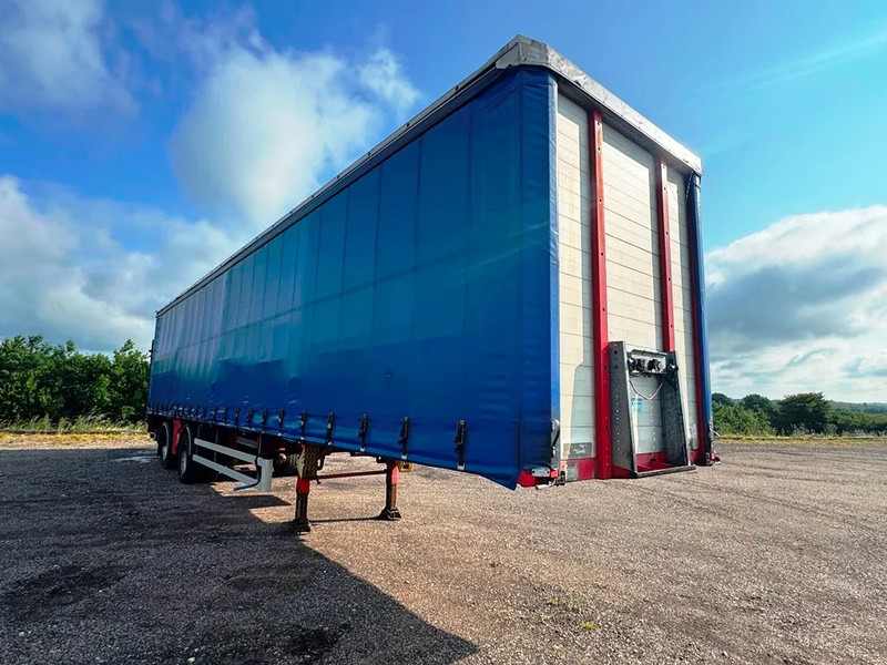 Autotransporter semi-trailer DANSON City Trailer Gardin with lift: picture 12