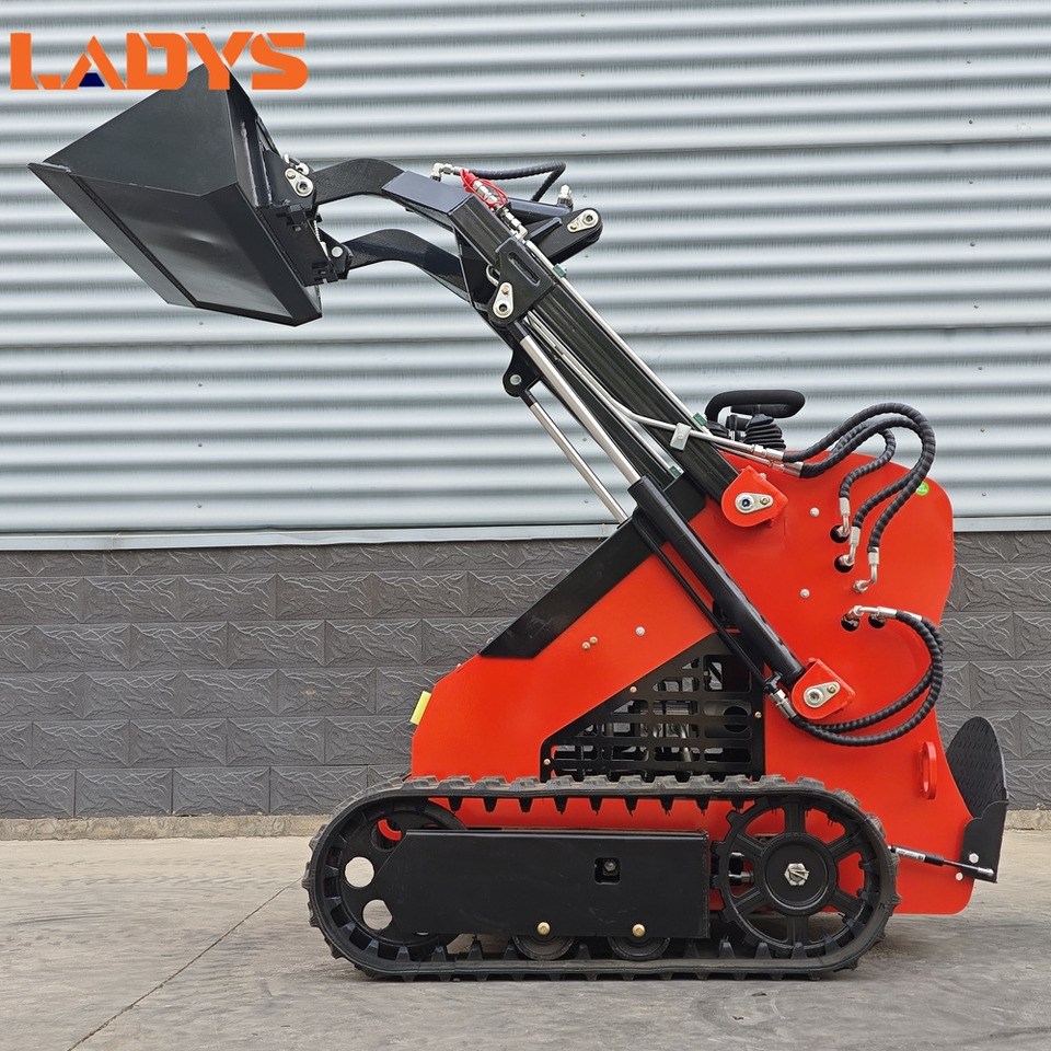 LADYS Free Shipping Mini Skid Steer Loader Compact Track Electric/Diesel Chinese Mini Skid Steer Loader For Sale With Mini Skid Steer Attachments 4 In 1 Bucket - Skid steer loader: picture 3 LADYS Free Shipping Mini Skid Steer Loader Compact Track Electric/Diesel Chinese Mini Skid Steer Loader For Sale With Mini Skid Steer Attachments 4 In 1 Bucket - Skid steer loader: picture 3