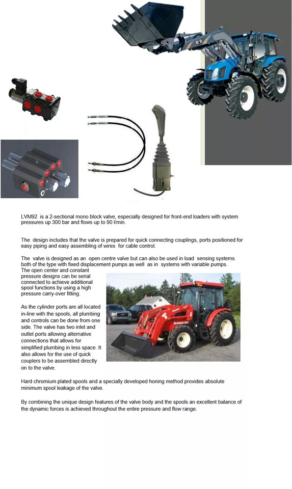 New Front loader for tractor for Front loader for tractor Akon LVM92 Case IH, International Harvester, John Deere, Kubota: picture 10 New Front loader for tractor for Front loader for tractor Akon LVM92 Case IH, International Harvester, John Deere, Kubota: picture 10