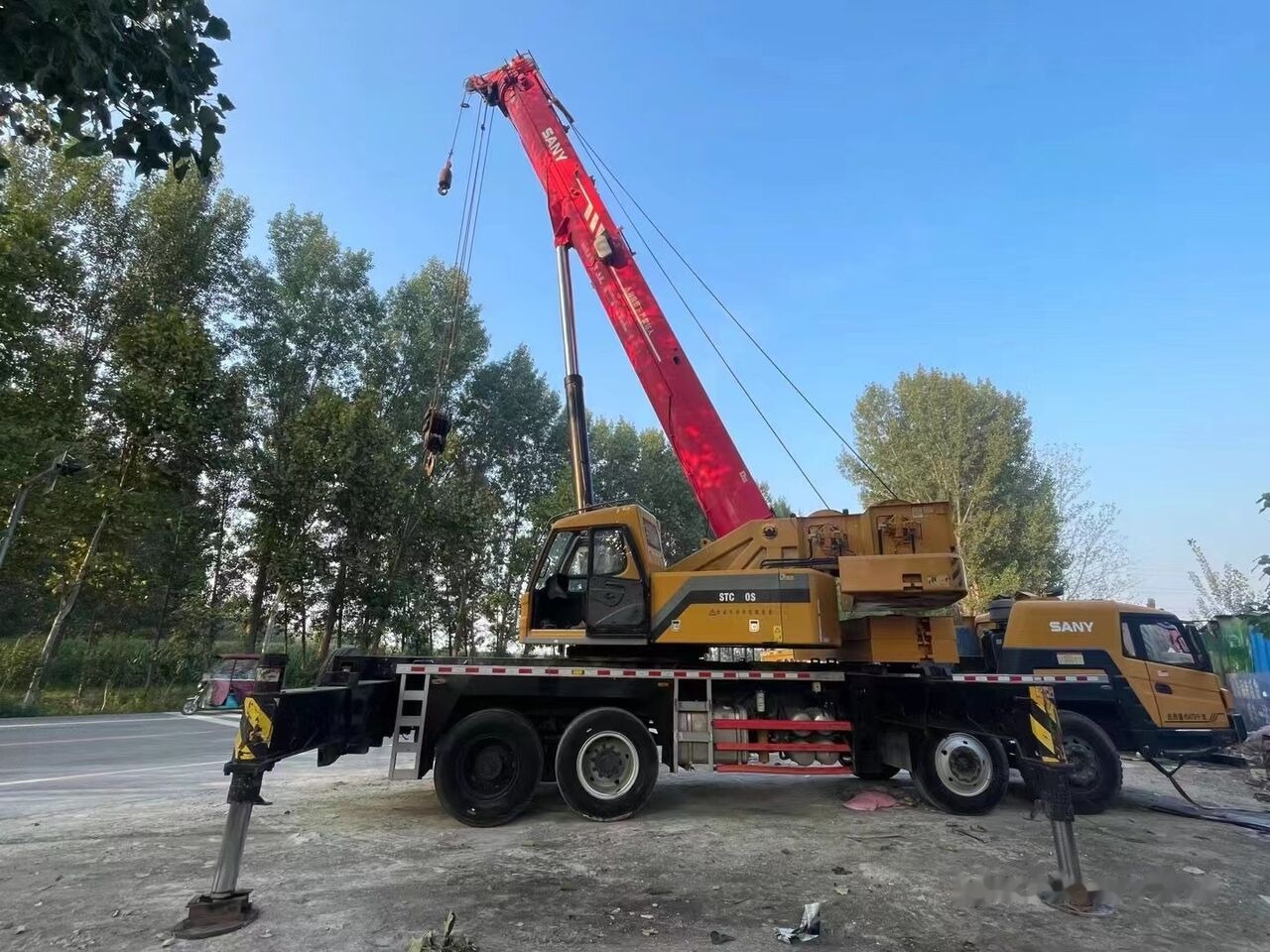 Sany Used Sany STC800 Original 80 Ton Mobile Crane Truck Truck Mounte - Mobile crane: picture 3 Sany Used Sany STC800 Original 80 Ton Mobile Crane Truck Truck Mounte - Mobile crane: picture 3