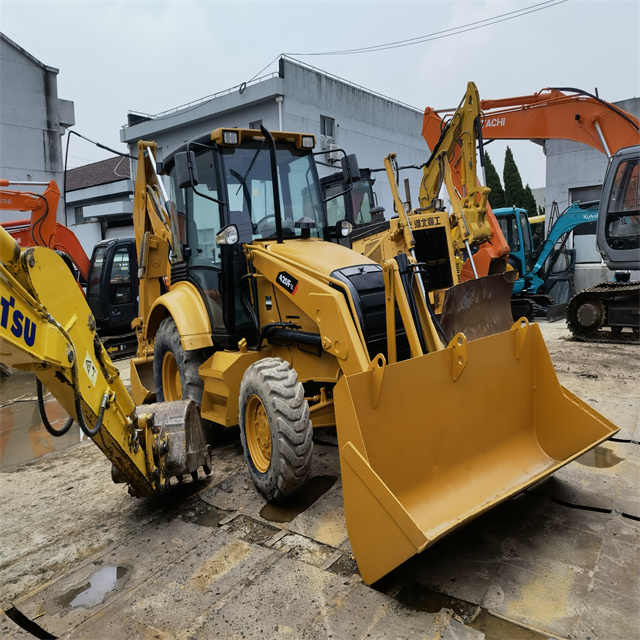 Backhoe loader Second hand with good condition cat 420f backhoe loader 4x4 caterpillar 420f backhoe loaders in stock in shanghai yard: picture 6