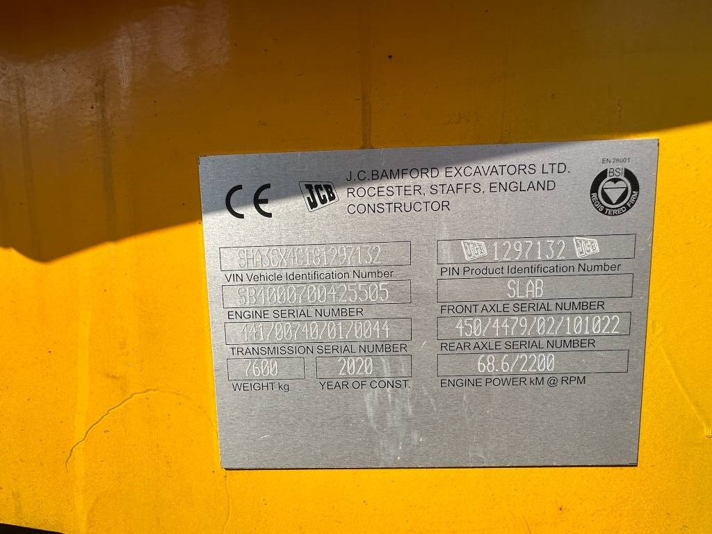 JCB 3 CX - Backhoe loader: picture 3 JCB 3 CX - Backhoe loader: picture 3