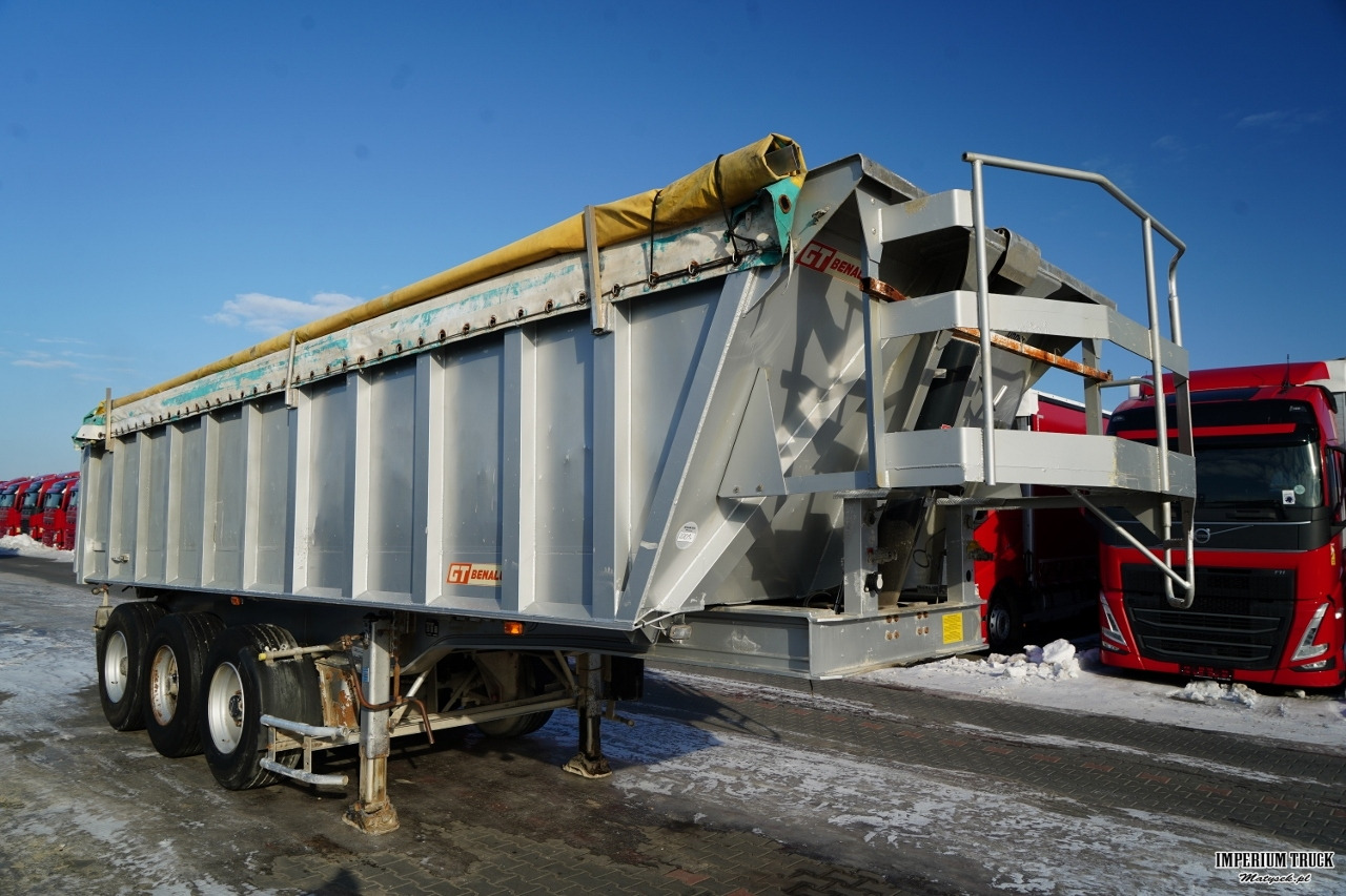 BENALU WYWROTKA / 23 m3 / ALUMINIOWA / OŚ PODNOSZONA / WAGA: 5 200 KG / - Tipper semi-trailer: picture 1 BENALU WYWROTKA / 23 m3 / ALUMINIOWA / OŚ PODNOSZONA / WAGA: 5 200 KG / - Tipper semi-trailer: picture 1