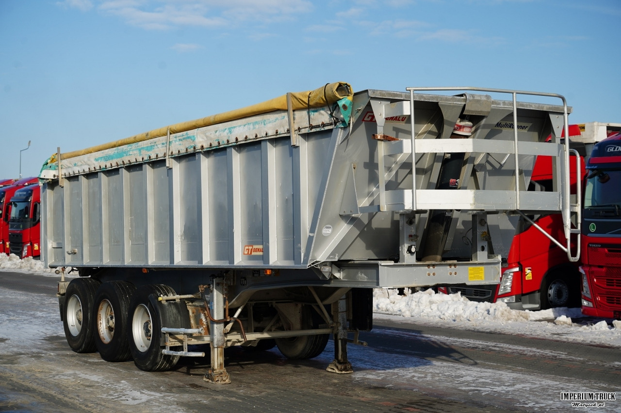BENALU WYWROTKA / 23 m3 / ALUMINIOWA / OŚ PODNOSZONA / WAGA: 5 200 KG / - Tipper semi-trailer: picture 2 BENALU WYWROTKA / 23 m3 / ALUMINIOWA / OŚ PODNOSZONA / WAGA: 5 200 KG / - Tipper semi-trailer: picture 2