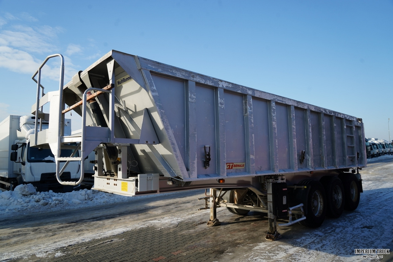 BENALU WYWROTKA / 23 m3 / ALUMINIOWA / OŚ PODNOSZONA / WAGA: 5 200 KG / - Tipper semi-trailer: picture 4 BENALU WYWROTKA / 23 m3 / ALUMINIOWA / OŚ PODNOSZONA / WAGA: 5 200 KG / - Tipper semi-trailer: picture 4