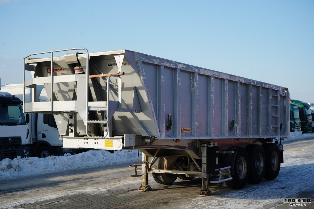 BENALU WYWROTKA / 23 m3 / ALUMINIOWA / OŚ PODNOSZONA / WAGA: 5 200 KG / - Tipper semi-trailer: picture 3 BENALU WYWROTKA / 23 m3 / ALUMINIOWA / OŚ PODNOSZONA / WAGA: 5 200 KG / - Tipper semi-trailer: picture 3