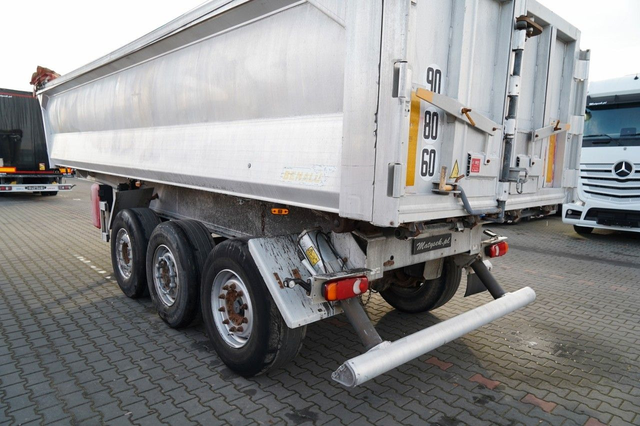 Tipper semi-trailer Benalu WYWROTKA / 23 m3 / ALUMINIOWA / OŚ PODNOSZONA /: picture 11