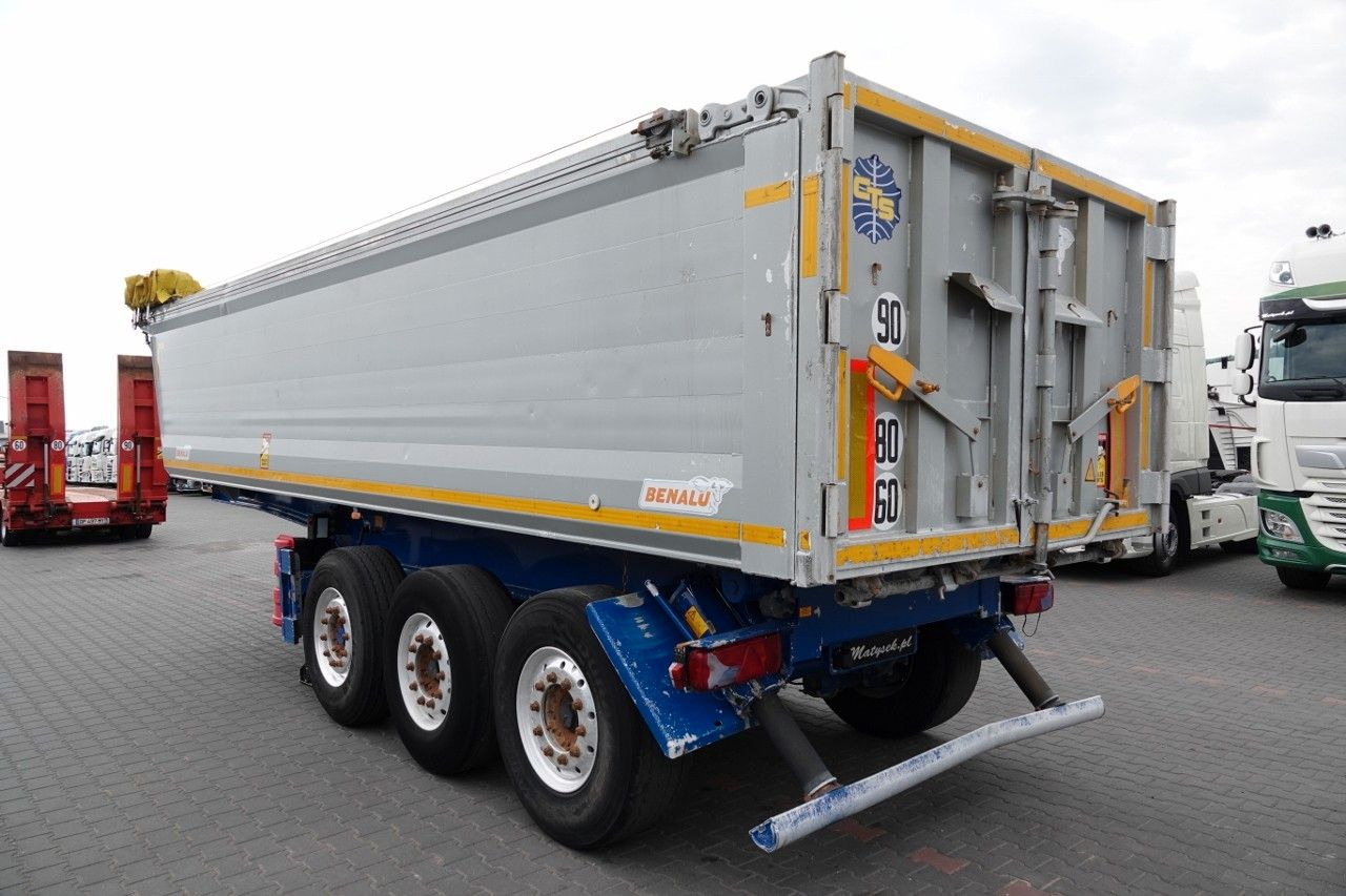 Benalu WYWROTKA / 26 m3 / ALUMINIOWA / OŚ PODNOSZONA / - Tipper semi-trailer: picture 4 Benalu WYWROTKA / 26 m3 / ALUMINIOWA / OŚ PODNOSZONA / - Tipper semi-trailer: picture 4