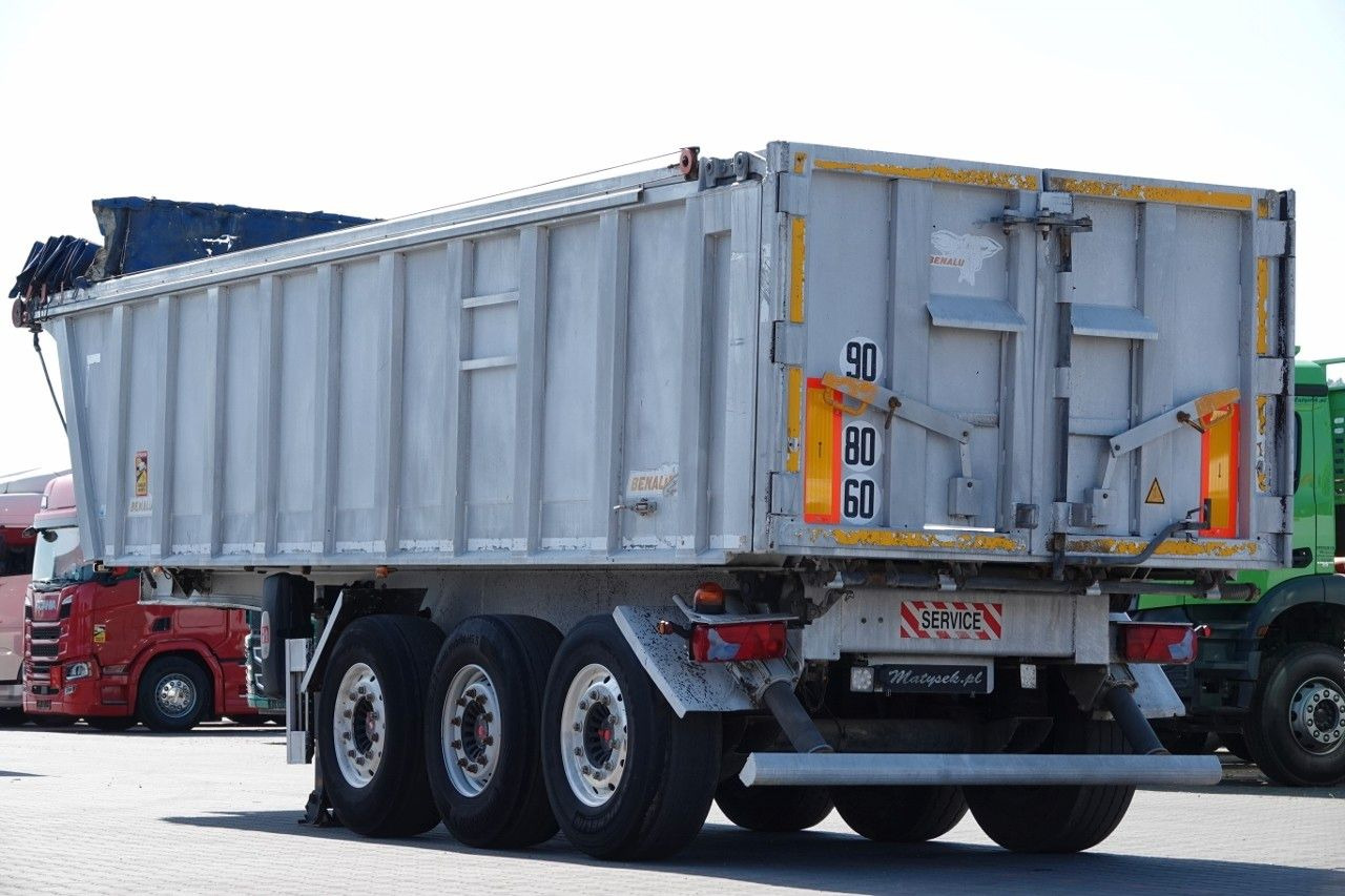 Benalu WYWROTKA / 28 m3 / ALUMINIOWA / OŚ PODNOSZONA / - Tipper semi-trailer: picture 3 Benalu WYWROTKA / 28 m3 / ALUMINIOWA / OŚ PODNOSZONA / - Tipper semi-trailer: picture 3