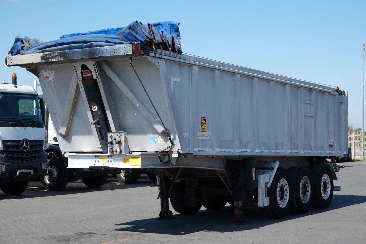 Benalu WYWROTKA / 28 m3 / ALUMINIOWA / OŚ PODNOSZONA / - Tipper semi-trailer: picture 2 Benalu WYWROTKA / 28 m3 / ALUMINIOWA / OŚ PODNOSZONA / - Tipper semi-trailer: picture 2