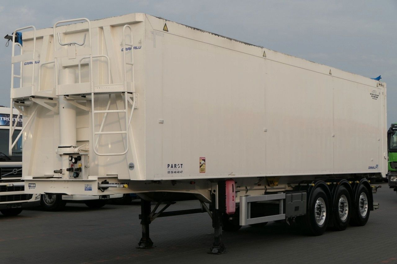 Benalu WYWROTKA 59 m3 / ALUFELGI / 2021 ROK / MAŁO UŻYW - Tipper semi-trailer: picture 2 Benalu WYWROTKA 59 m3 / ALUFELGI / 2021 ROK / MAŁO UŻYW - Tipper semi-trailer: picture 2