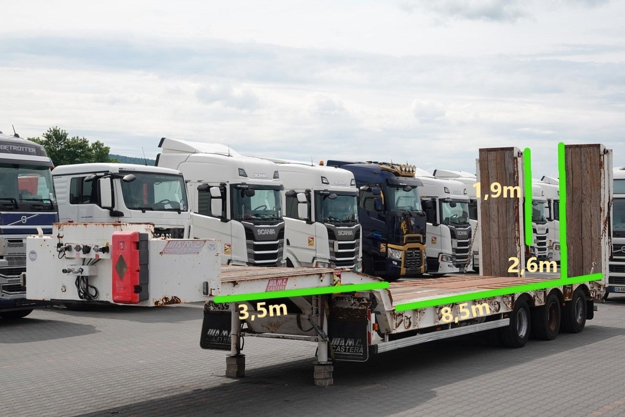 CASTERA LAWETA NISKOPODWOZIOWA / 3 OSIE / OŚ SKR - Low loader semi-trailer: picture 2 CASTERA LAWETA NISKOPODWOZIOWA / 3 OSIE / OŚ SKR - Low loader semi-trailer: picture 2
