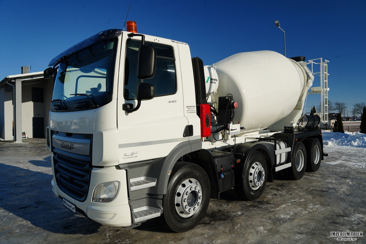 DAF CF 440 / 8x4 / BETONOMIESZARKA SCHWING STETTER / GRUSZKA 9 M3 / AUTOMAT / KAMERA / - Concrete mixer truck: picture 2 DAF CF 440 / 8x4 / BETONOMIESZARKA SCHWING STETTER / GRUSZKA 9 M3 / AUTOMAT / KAMERA / - Concrete mixer truck: picture 2