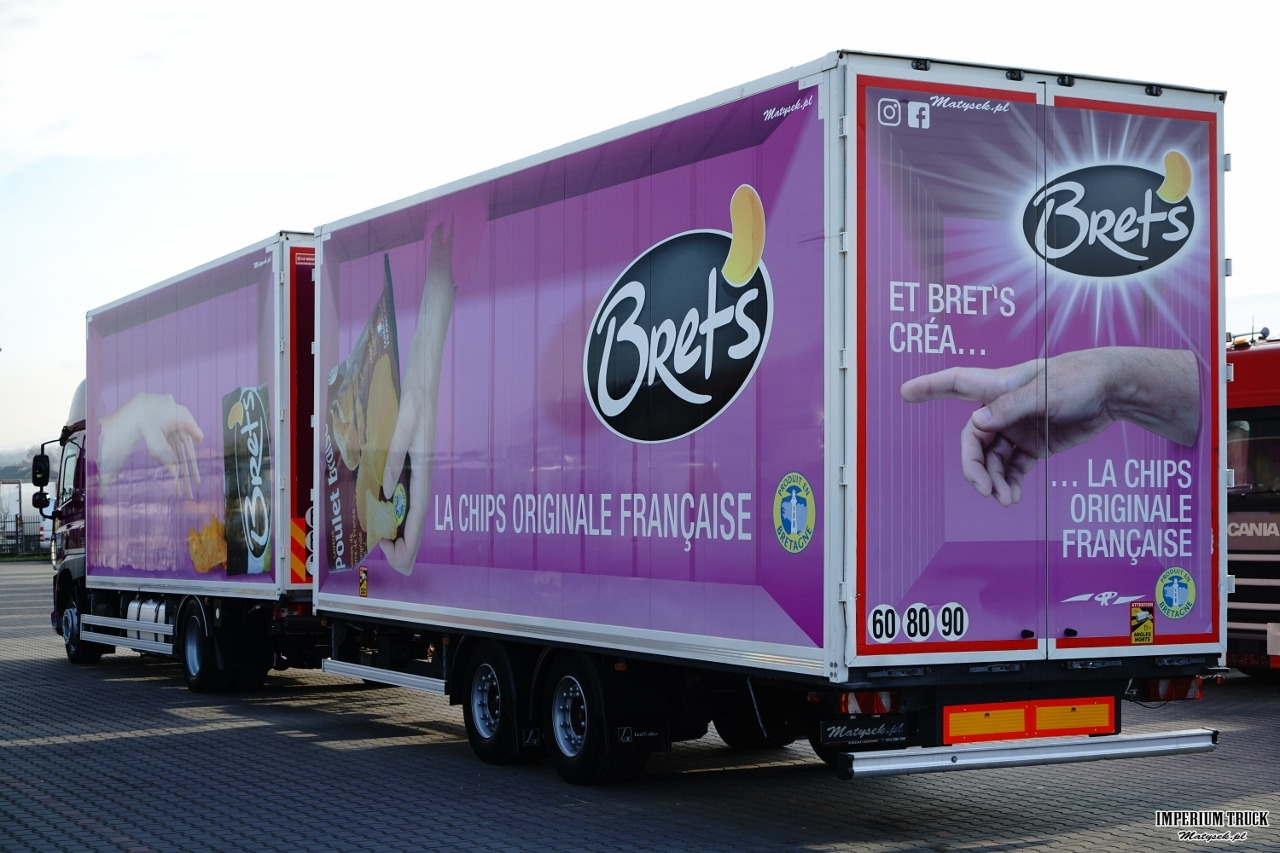 DAF CF 450 / ZESTAW TANDEM / KONTENER / 120 M3 / PRZEJAZDOWY / LECITRAILER / SAF / MOCNA PODŁOGA - Box truck: picture 2 DAF CF 450 / ZESTAW TANDEM / KONTENER / 120 M3 / PRZEJAZDOWY / LECITRAILER / SAF / MOCNA PODŁOGA - Box truck: picture 2