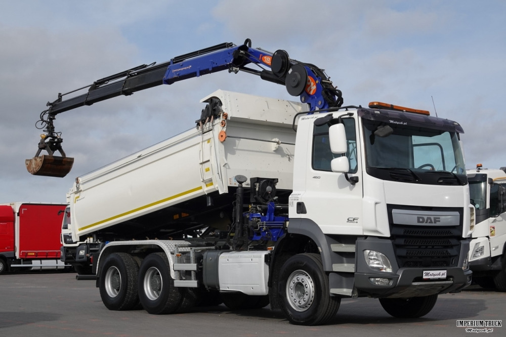DAF CF 460 / 6x4 / WYWROTKA / HYDROBURTA / + HDS PM 18.5TP wysów: 11 M / STEROWANIE RADIOWE / ROTATOR / ŁYCHA / EURO 6 / 2018 ROK - Tipper, Crane truck: picture 5 DAF CF 460 / 6x4 / WYWROTKA / HYDROBURTA / + HDS PM 18.5TP wysów: 11 M / STEROWANIE RADIOWE / ROTATOR / ŁYCHA / EURO 6 / 2018 ROK - Tipper, Crane truck: picture 5