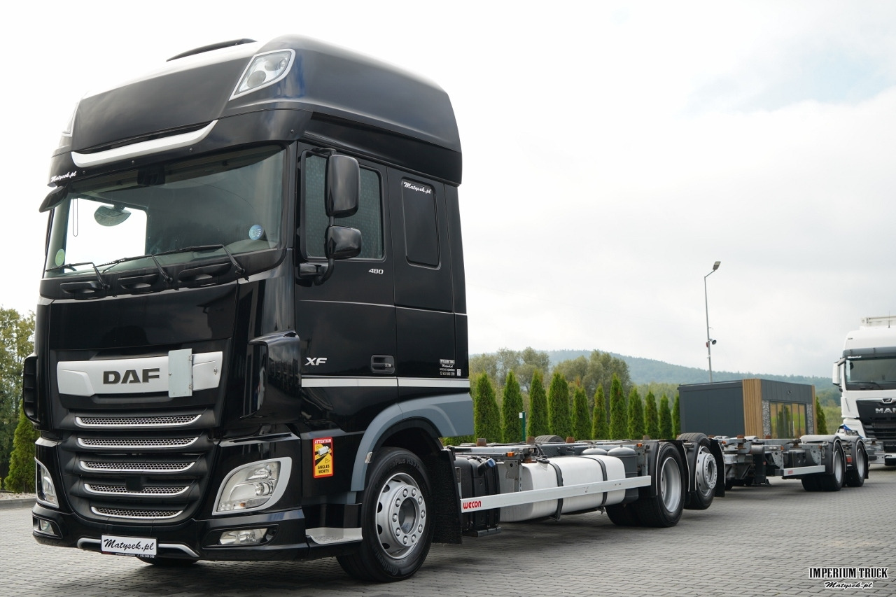 DAF XF 480 / BDF / 6X2 / ZESTAW TANDEM / SSC / KLIMATYZACJA POSTOJOWA / OŚ PODNOSZONA / WECON / PO KONTRAKCIE SERWISOWYM - Container transporter/ Swap body truck: picture 1 DAF XF 480 / BDF / 6X2 / ZESTAW TANDEM / SSC / KLIMATYZACJA POSTOJOWA / OŚ PODNOSZONA / WECON / PO KONTRAKCIE SERWISOWYM - Container transporter/ Swap body truck: picture 1