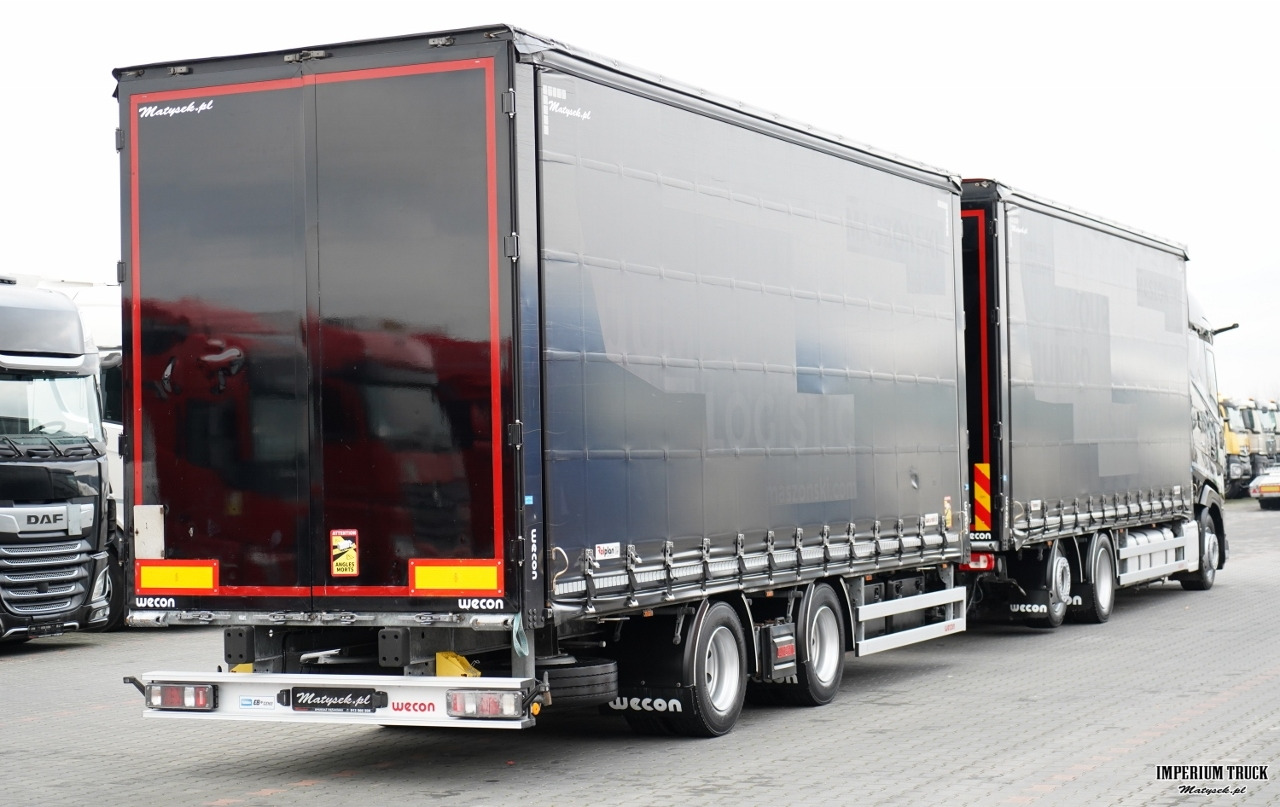 DAF XG 480 / ZESTAW TANDEM / 120 M3 / PRZEJAZDOWY / OŚ PODNOSZONA / KLIMA POSTOJOWA / WECON / SAF / 2023 R - Curtainsider truck: picture 3 DAF XG 480 / ZESTAW TANDEM / 120 M3 / PRZEJAZDOWY / OŚ PODNOSZONA / KLIMA POSTOJOWA / WECON / SAF / 2023 R - Curtainsider truck: picture 3