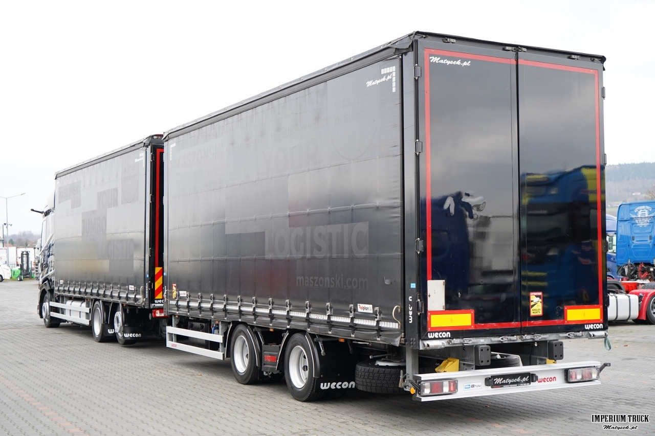 DAF XG 480 / ZESTAW TANDEM / 120 M3 / PRZEJAZDOWY / OŚ PODNOSZONA / KLIMA POSTOJOWA / WECON / SAF / 2023 R - Curtainsider truck: picture 2 DAF XG 480 / ZESTAW TANDEM / 120 M3 / PRZEJAZDOWY / OŚ PODNOSZONA / KLIMA POSTOJOWA / WECON / SAF / 2023 R - Curtainsider truck: picture 2