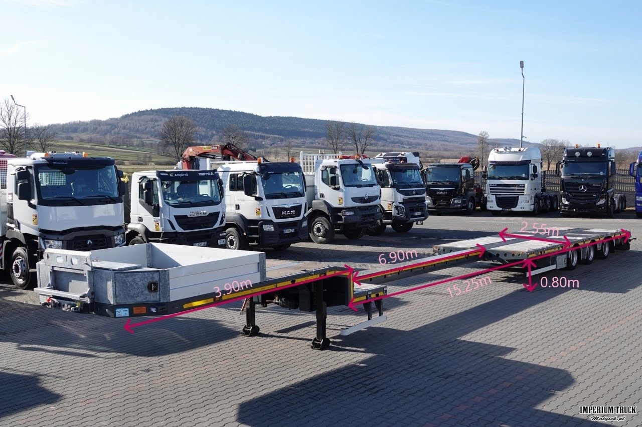 EMTECH / NACZEPA LAWETA / NISKOPODWOZIE / ROZCIĄGANA / DŁUGOŚĆ: 15,5 M / 2021 ROK - Low loader semi-trailer: picture 2 EMTECH / NACZEPA LAWETA / NISKOPODWOZIE / ROZCIĄGANA / DŁUGOŚĆ: 15,5 M / 2021 ROK - Low loader semi-trailer: picture 2