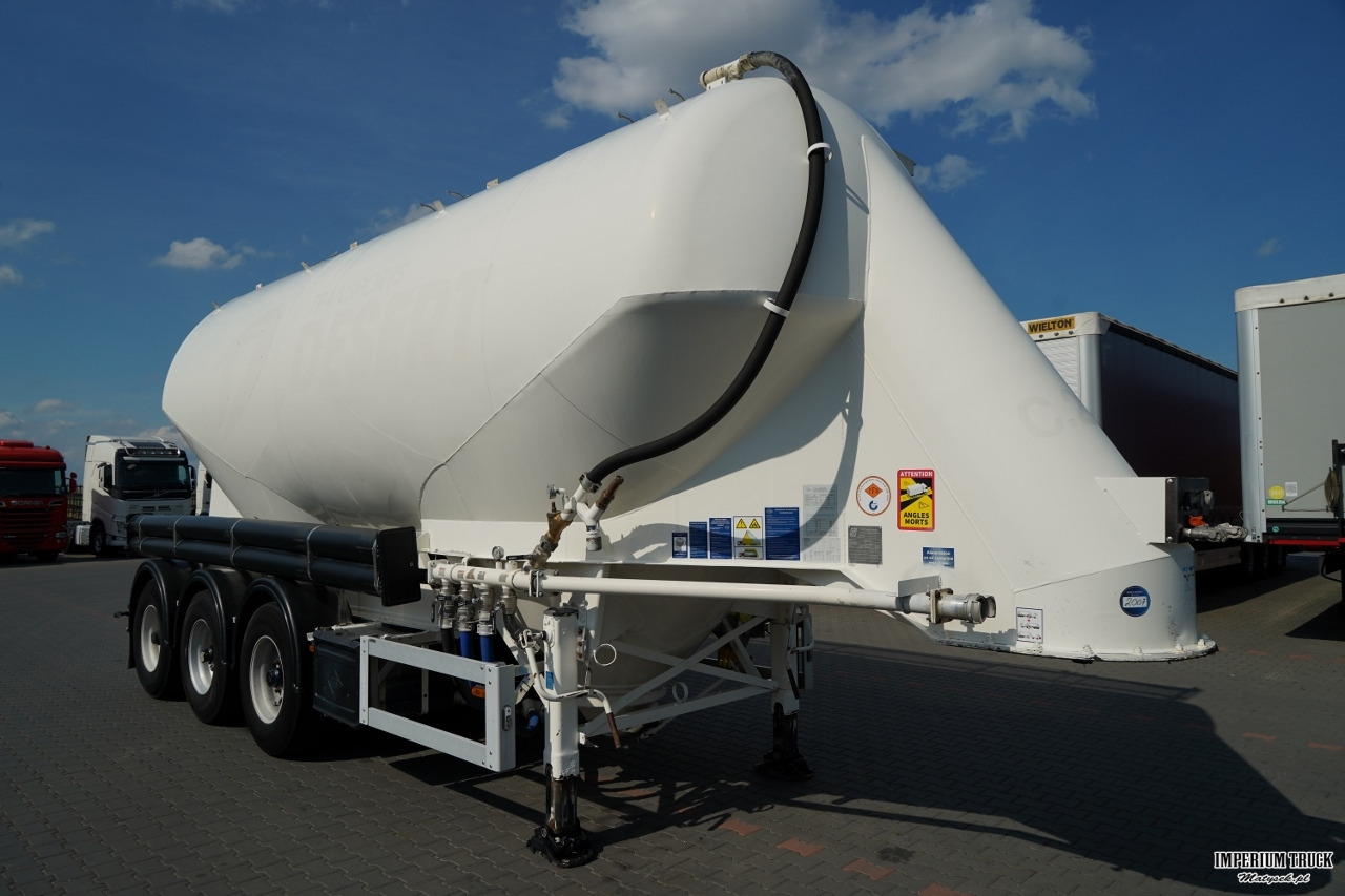 FELDBINDER / CEMENTONACZEPA / 3 KOMORY / 36 000 L / SILOS / DO MATERIAŁÓW SYPKICH / ALUFELGI - Silo semi-trailer: picture 2 FELDBINDER / CEMENTONACZEPA / 3 KOMORY / 36 000 L / SILOS / DO MATERIAŁÓW SYPKICH / ALUFELGI - Silo semi-trailer: picture 2