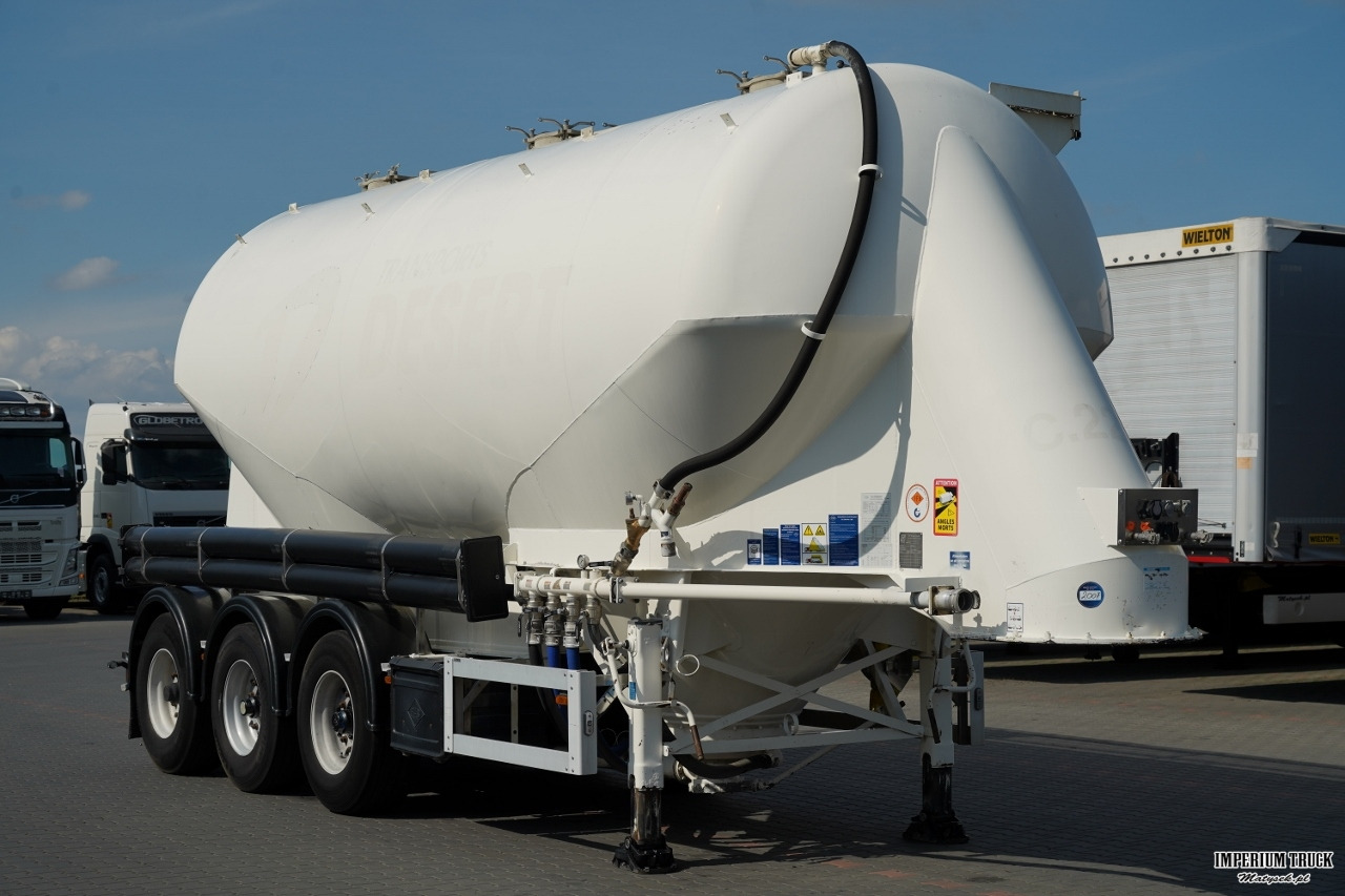 FELDBINDER / CEMENTONACZEPA / 3 KOMORY / 36 000 L / SILOS / DO MATERIAŁÓW SYPKICH / ALUFELGI - Silo semi-trailer: picture 1 FELDBINDER / CEMENTONACZEPA / 3 KOMORY / 36 000 L / SILOS / DO MATERIAŁÓW SYPKICH / ALUFELGI - Silo semi-trailer: picture 1