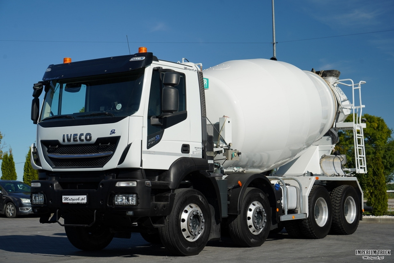 IVECO 400 SL X-WAY STRALIS / 8X4 / BETONOMIESZARKA / IMER / OPONY 100 % / ALUFELGI / - Concrete mixer truck: picture 1 IVECO 400 SL X-WAY STRALIS / 8X4 / BETONOMIESZARKA / IMER / OPONY 100 % / ALUFELGI / - Concrete mixer truck: picture 1